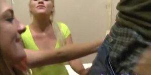 Real college slut squirted by two cocks