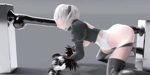 2B ANAL - HUGE DILDO