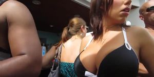 Showing Off Perfect Boobs And Ass In Bikini - Candid Creepshots