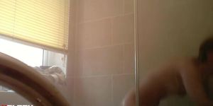 hidden cam spying cute girl in shower