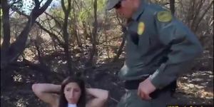 Abella Danger fucks Border Patrol officer