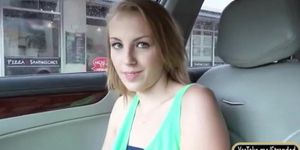 Jenna hitch hikes and fucked in the car