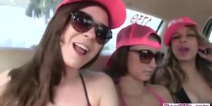 Lovely and sexy Girls out to get their pussies rammed into hot wild hardcore Summer beach party