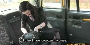 Euro babe Kitty gets banged rough in the backseat by the pervy cab driver