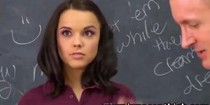 InnocentHigh Firmtits schoolgirl Dillion Harper classroom ha