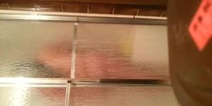 wife caught mastrbating in shower