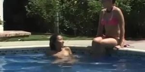 Girl Sex in the Pool