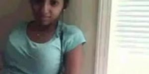 adorable young afghan teen lady displays tits naked on web webcam