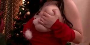 Karina Hart - Christmas huge boobs!