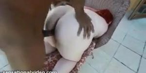 Plumper redhead mummy likes to pulverize thick ebony penises