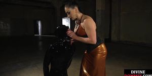 DIVINE BITCHES - Suspension and pegging treatment for worthless male sub