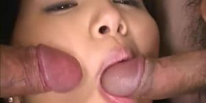 HARDCOREJAPANESEGFS - Japanese slut moans as shes fucked in gangbang