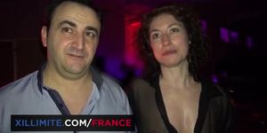 Horny French matures banged in swinger night club