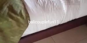Bali couple - cuckold with white big cock