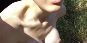 Sexy girl with glasses gets fucked in nature (Sexy Sexy)