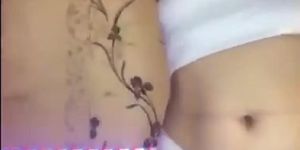 Blonde tickled armpits on webcam