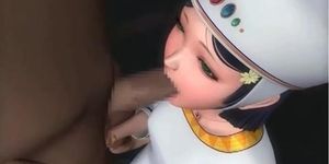 Anime anime sweetie blows and rides big dick