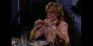 Pornstar Legend Rhonda Jo Petty Fucks Alan Adrian On the Dinning Room Table