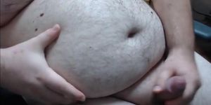 fat chub bear stroking dick