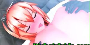 Anime shemale hot masturbation and fucked fun