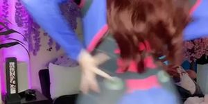 Dva Cosplay Twerking