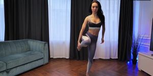 Nina Vertuhay incredible Russian big boobs gymnast