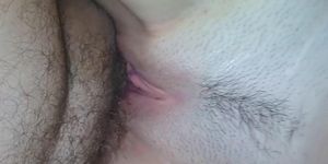 Cum flows out her 40 year old pussy