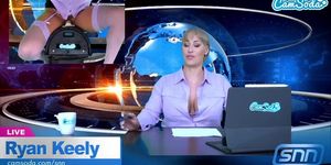 Camsoda - Dirty Blonde Milf Rides Sybian Until Wild Orgasm Live On Air