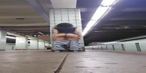 Hot ass exposed in public