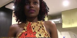 Beautiful Ebony Model Scammed In Fake Casting Enjoys Rough Fuck Anyway