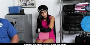 Shoplyfter - Big Boobs Latina Shoplifter Blows Guard (Alina Belle)
