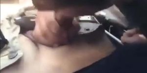 Car Blowjob With Cum