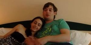 Young couple wants to try at porn for the first time!