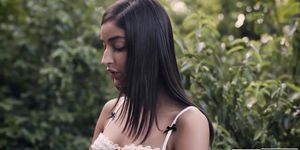 Petite latin girl makes brunette bully lick her cunt outdoor (Gianna Dior, Emily Willis)