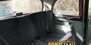 FakeTaxi Sexy business woman falls for his scam (Lexi Lou)