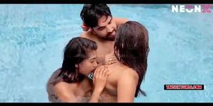 Indian Girlfriend Priya Rai Is Fucked Hard By The Pool