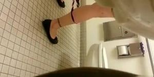 Spy cam at work toilet