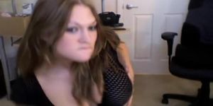 Very hot busty webcam girl