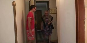 Granny is picked up and fucked