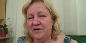 Huge granny is banged by her son in law