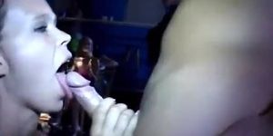 BlowJob in a night club