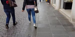 Albanian Milf walking in Center