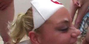 Amateur nurse takes facials