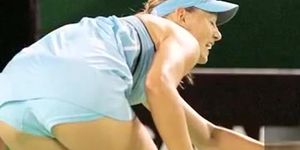 Sporty girls in tennis upskirt compilation
