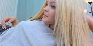 Gorgeous Blonde in Cam Show part 1 (Beauty Dior, Beautiful , Sexi Girl)