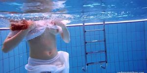 Polish teen Marketa underwater