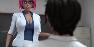 ADULT TIME Hentai Sex Professor Jerks Off And Fucks A Student To Prove A Point