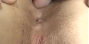 Hairy lesbians love licking each other pussies