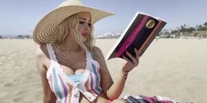 @KristenLanae Public Nude In Santa Monica Beach