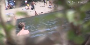 Real nudists provide with the hot beach sex scenes